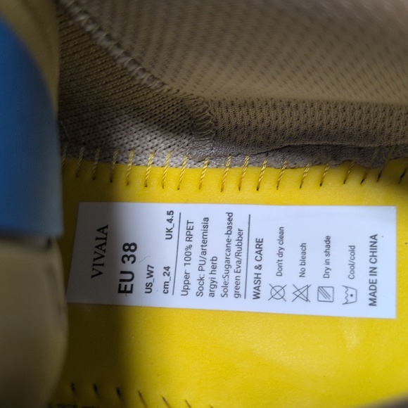 Vivaia Unisex Sliders Wool Sober Nature Sneakers Size38 -  W7/M5.5 - Picture 8 of 15